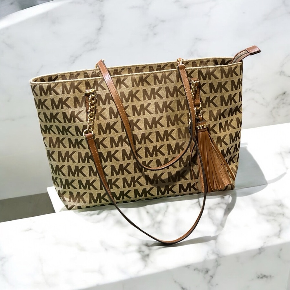 Michael Kors Brown Signature Tote